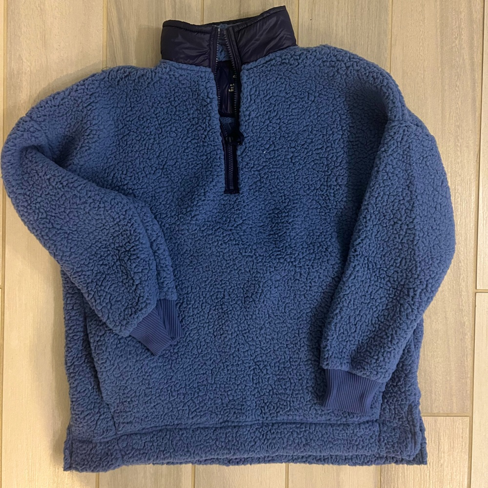 Aerie Oversized Quarter-zip Sherpa